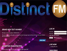 Tablet Screenshot of distinctfm.com